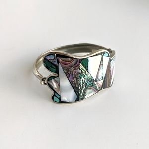Unique Abalone and MOP inlay bracelet